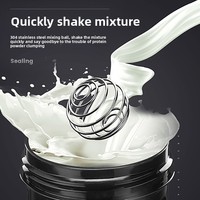 Grande tasse de secoueur de 700ml pour la poudre de protéine Tritan matériel étanche en acier inoxydable Fitness bouteille d'eau pour le voyage