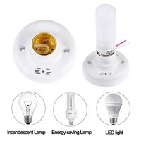 Support de lampe en plastique à vis E27, rond, 110v-240v, garantie 1 an, livraison directe d'usine