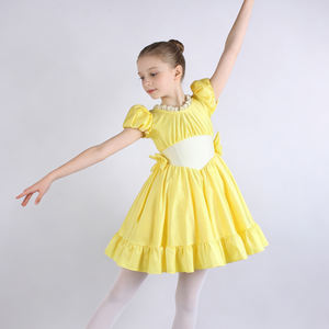 Robe de princesse jaune pour filles, costume de cosplay d'Halloween pour enfants, robe de fête d'anniversaire pour enfants - Product Image 5
