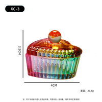 Offre Spéciale Nail Art Dappen plat acrylique liquide poudre Dappen bol monomère plat verre cristal tasse pour outil à ongles