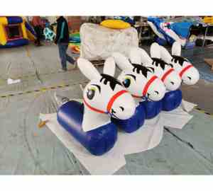 Airfun vui đội xây dựng <span class=keywords><strong>Inflatable</strong></span> Ngựa Đua theo dõi Hops trò chơi thể thao <span class=keywords><strong>Inflatable</strong></span> dành cho người lớn Ngựa - Product Image 1