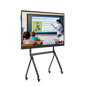 OEM ODM Anti-Blue Light Interactive Flat Panel 65/75 Inch 4K UHD 20-Touch Electronic <b>Whiteboard</b> 4mm Anti-Glare Glass - Product Image 4