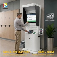 Станция аренды оборудования с умными ячейками для автоматизированного выдачи, возврата и управления активами