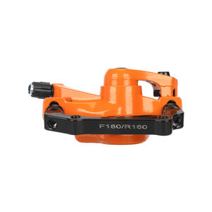 Juego de frenos de disco delanteros originales para patinete eléctrico Kugoo Kukirin G2 G4, base de freno de aleación de aluminio, piezas de repuesto - Product Image 6