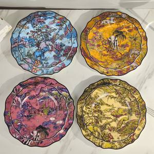 Nouvelle conception, service de vaisselle en porcelaine fine à motif animalier de luxe européen et assiette de présentation en porcelaine - Product Image 2