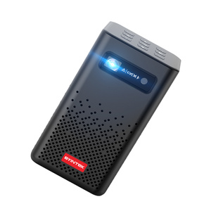 20 ans OEM <span class=keywords><strong>Byintek</strong></span> <span class=keywords><strong>P20</strong></span> Smart 3D DLP projecteur LED 3D WIFI Android Mini petite poche Portable Mobile Pico faisceau projecteur batterie - Product Image 1