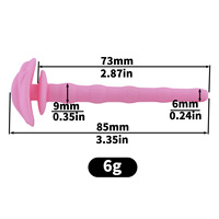 Cathéter creux rose, verrou de chasteté amovible, plug pénien, accessoires de cage à pénis, plugs urétraux en silicone, jouets sexuels masculins