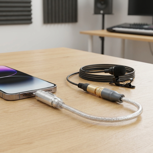 Adaptador <span class=keywords><strong>de</strong></span> <span class=keywords><strong>Audio</strong></span> Tipo-C a 3.5mm para Auriculares y Micrófono, Conversor <span class=keywords><strong>de</strong></span> <span class=keywords><strong>Audio</strong></span> Digital OTG con Decodificación para Transmisión en Vivo y Grabación - Product Image 4