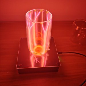 Cool Induction Plasma Inert Gas Cup, Xenon Cup, Neon Cup, <b>Wireless</b> <b>Lighting</b> Tesla Coil X36 - Product Image 2
