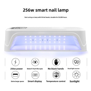 <span class=keywords><strong>Lampe</strong></span> de photothérapie professionnelle portable pour ongles avec double source de lumière, haute puissance, grand espace, <span class=keywords><strong>lampe</strong></span> de séchage UV - Product Image 4