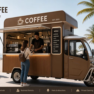 Stainless Steel Mobile Food Truck With Customizable Design for Ice Fast Food Commercial Catering Ohter Ohter - Product Image 1