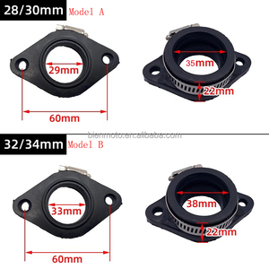 Adaptador de <span class=keywords><strong>Carburador</strong></span> para Motocicleta, Tubo de Admisión para PWK 21/24/26/<span class=keywords><strong>28</strong></span>/30/32/34mm PE26/<span class=keywords><strong>28</strong></span>/30mm TM28/32/34 Carb <span class=keywords><strong>Pit</strong></span> Dirt <span class=keywords><strong>Bike</strong></span> - Product Image 6