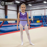 Ventes directes d'usine, justaucorps de gymnastique pour filles de 8 ans, justaucorps de gymnastique intégral pour filles, justaucorps de gymnastique en spandex