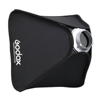 Boîte à lumière GODOX 2020 80*80cm avec support en S, fixation Bowens stable, support flash pliable, kit de boîte à lumière pour la photographie