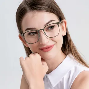 OSICARE高品質高級卸売処方眼鏡眼鏡眼鏡女性チタンメガネ男性用光学フレーム