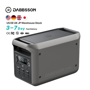 สถานีไฟฟ้าพกพา Dabbsson 2000W 2048Wh ใช้กับรถยนต์ได้ รองรับพลังงานแสงอาทิตย์ คลื่นไซน์บริสุทธิ์ เทคโนโลยี MPPT สำหรับใช้ในบ้าน แบตเตอรี่ 2000L - Product Image 1