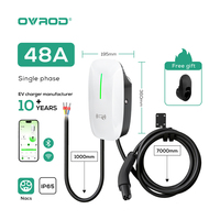 Chargeur mural pour véhicule électrique Ovrod Nacs 48A, étanche, niveau 2