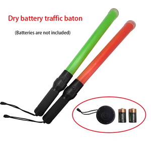 54Cm Phản Quang Điều Khiển Giao Thông Nhấp Nháy Thanh Màu Đỏ <span class=keywords><strong>LED</strong></span> Wand Cảnh Báo Baton Tín Hiệu Giao Thông Điều Khiển - Product Image 2