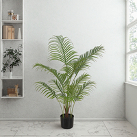 Bonsaï en plastique, plante artificielle décorative pas chère, grande plante verte pour salon, décoration tropicale de haute qualité, palmier avec pots