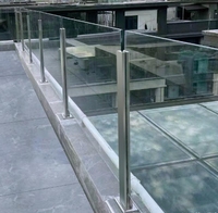 Rampes d'escalier en acier inoxydable Rampe de balcon Design Accessoire en acier inoxydable