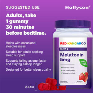 กลัมมี่เมลาโทนินส์นอนหลับเร็วขึ้นผลิตภัณฑ์เสริมการนอนหลับช่วยให้หลับได้นานขึ้น - Product Image 4