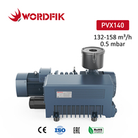 Pompe à vide rotative à paliers à huile 5,5 kW pour usine, 132 m³/h, 158 m³/h, 0,1 mbar, avec vanne de purge d'air et protection thermique pour la distillation chimique