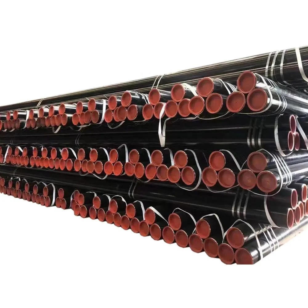 Professional factory ASTM A106 API 5L ASTM A53 Grade B Seamless Carbon Steel Pipe for oil and gas pipeline