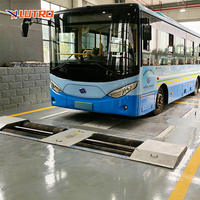 LUTRO Roller 3-en-1 : Ligne de test automobile intégrée pour freinage, charge d'essieu et dérapage latéral, pour l'inspection des bus