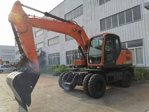 Excavatrice sur pneus de marque coréenne, neuve, 15 tonnes, modèle DX150W avec conduite hydraulique, à vendre - Product Image 2