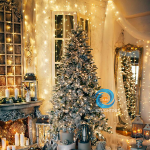 Không thấm nước 10M 100LED <span class=keywords><strong>LED</strong></span> <span class=keywords><strong>Motif</strong></span> ánh sáng dây rèm Icicle chuỗi ánh sáng cho giáng sinh navidad năm mới trang trí - Product Image 4