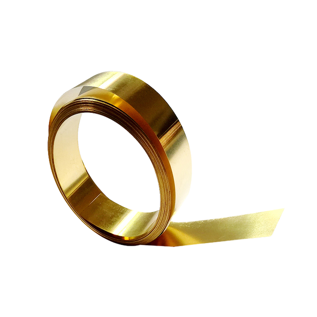 Copper Zinc Alloy Brass Material C2680 Flat Bending Strips Coil 59-90% Cu Content 2-1220mm Width for