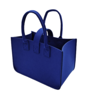 Sac de rangement tendance 2025 en feutre, sac fourre-tout avec logo personnalisable, grande capacité, sac à main en feutre