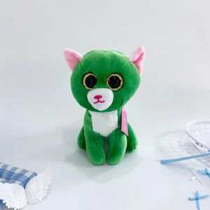 Peluche Natalizio a Forma di Procione, <span class=keywords><strong>Occhi</strong></span> <span class=keywords><strong>Grandi</strong></span>, Super Morbido, Imbottitura in Cotone PP, Alta Qualità, Prezzo all'Ingrosso, Ideale per Feste - Product Image 1