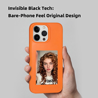 Étui de téléphone portable personnalisé NFC E-Link avec écran de 3,97 pouces, coque de téléphone en TPU avec photo DIY pour iPhone 15/16/17 Pro Max Series
