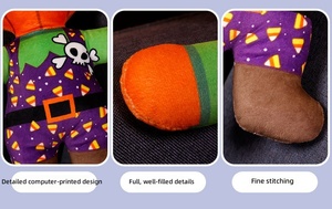 Peluche de Monstruo con Cabeza de Calabaza, Suave y Adorable, <span class=keywords><strong>Muñeco</strong></span> Sonriente para Jóvenes y Mujeres, Decoración para Escritorio, Dormitorio, Halloween - Product Image 6