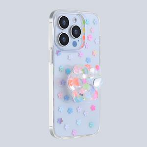 Support de téléphone en résine avec griffes de chat, étui transparent pour iPhone 11 Pro Max, étui de téléphone portable en TPU - Product Image 4