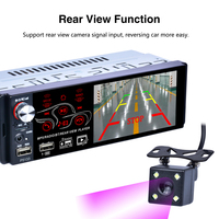 Reproductor Multimedia para coche, Radio Estéreo 1 din con pantalla de 4 pulgadas, MP5, USB, FM, BT