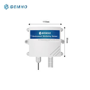 दीवार-माउंटेड प्रकार rs485/4-20 मा प्रेरण अधिग्रहण और उत्पादन वायु तापमान आर्द्रता सेंसर - Product Image 2
