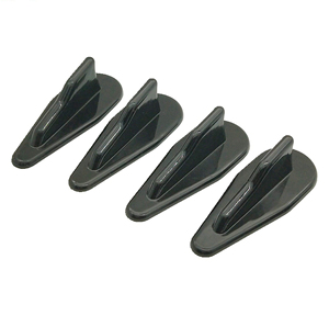Générateur de vortex aérodynamique universel EVO Shark Fin, lot de 10 pièces, spoiler de toit de voiture en ABS - Product Image 3