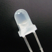 Puces TW haut rendement 495-500nm 500-505nm 510-515nm 520-525nm 560-570nm Diode LED verte ronde 3mm pour lumières