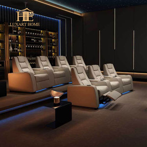 Meubles de cinéma maison modernes, cinéma, trois fonctions électriques de mémoire, siège de salle vidéo, meubles de cinéma avec canapé - Product Image 6