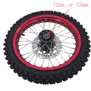 <span class=keywords><strong>Roue</strong></span> avant 1.60-<span class=keywords><strong>14</strong></span> avec pneu 60/100-<span class=keywords><strong>14</strong></span> et jantes arrière 1.85-12 pouces avec pneu tout-terrain 80/100-12 moyeu en aluminium noir - Product Image 4