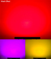 Barre LED IP65 RGB+W+Golden Strobe 48 Zones Blanches DMX512/RDM, Projecteur Mural à Effet Givre Électronique en Aluminium pour Scène/Concert