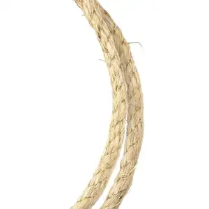 Скрученная веревка из сизаля, 100% натуральная, 8 мм, 3 нити, Манильский конек, Лучшая цена