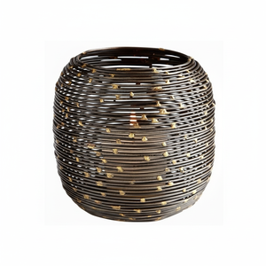 ที่วางเทียนตกแต่งร้านกาแฟทำจากอลูมิเนียมเป็นมิตรต่อสิ่งแวดล้อมของตกแต่งสไตล์โบราณใช้ในเทศกาลคริสต์มาส - Product Image 1