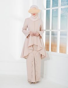 SIPO เสื้อผ้ามุสลิมมาเลเซีย2022,เสื้อแขนพองปักลายแบบพรีเมี่ยมกระโปรง Godet Baju Kurung Moden Borong - Product Image 3