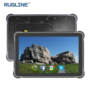 10.1 Inch Waterproof Rugged Android Tablet PC QR barcode scanner app download 4G industrial rugged tablet