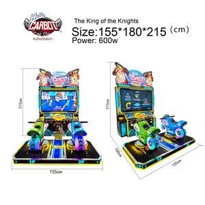 2-Player Carbot Theme Motorcycle Racing <b>Arcade</b> Machine HD 3D Screen Vibration Feedback Indoor Coin-Operated Amusement Game - Product Image 3