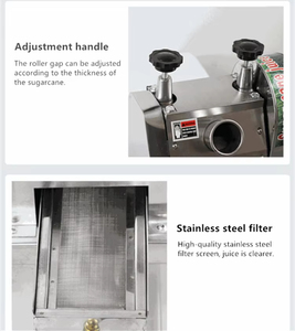 Commercial New Condition Stainless Steel Manual Sugar Cane Juicer Machine for Restaurant Use-Fruit <strong>Juice</strong> <strong>Extractor</strong> - Product Image 6