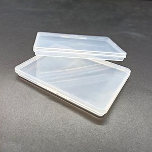 Hot-người bán rõ ràng nhựa lưu trữ container Box cho hình chữ nhật PP bin với nắp có bản lề - Product Image 2